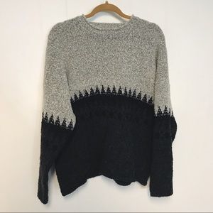 oversized wool sweater